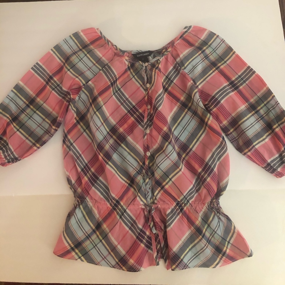 3/4 sleeve Ralph Lauren Kids Top size 10